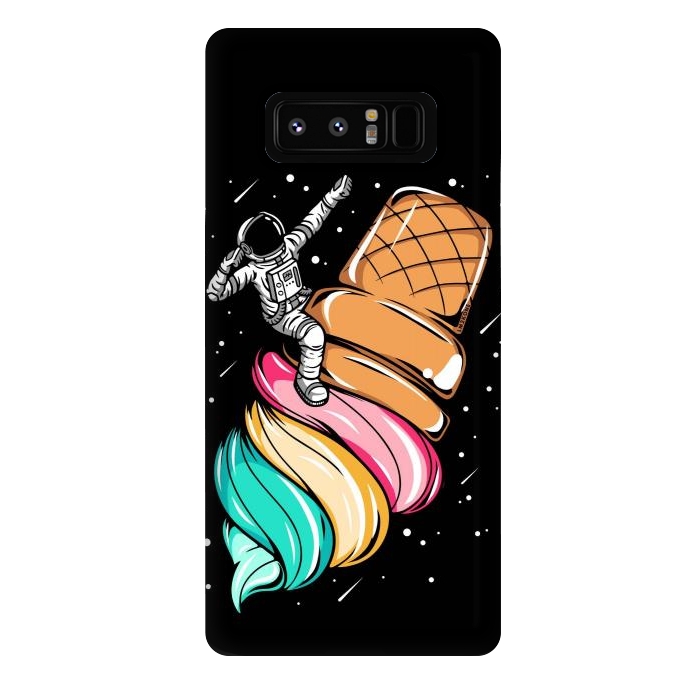 Galaxy Note 8 StrongFit Ice Cream Astronaut by LM2Kone