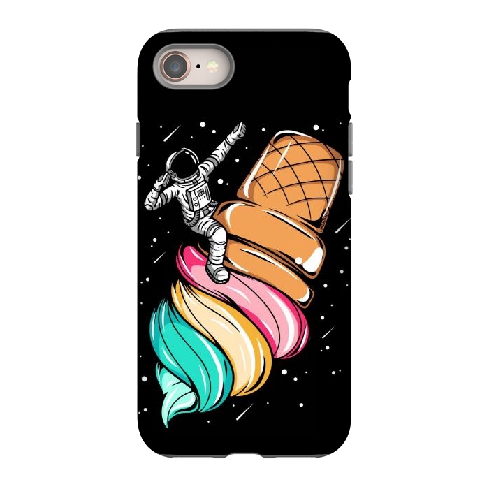 iPhone 8 StrongFit Ice Cream Astronaut by LM2Kone