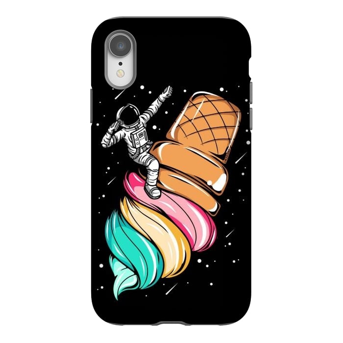 iPhone Xr StrongFit Ice Cream Astronaut by LM2Kone