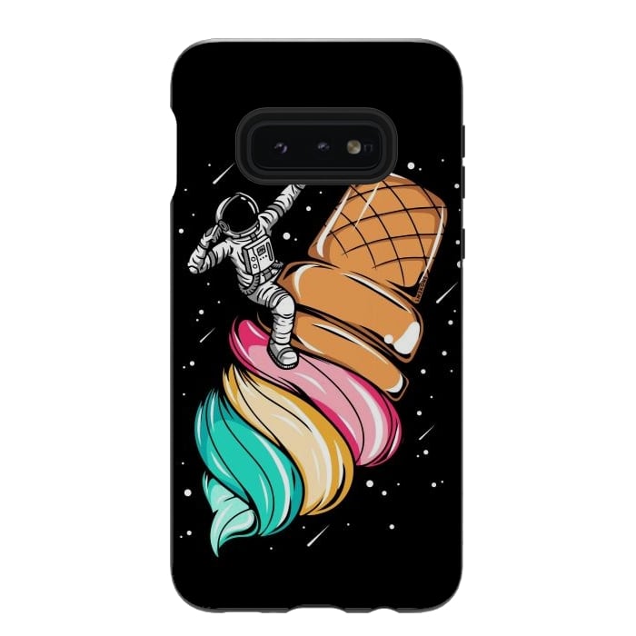 Galaxy S10e StrongFit Ice Cream Astronaut by LM2Kone