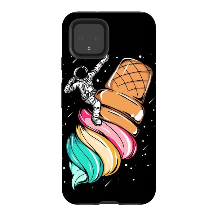 Pixel 4 StrongFit Ice Cream Astronaut by LM2Kone