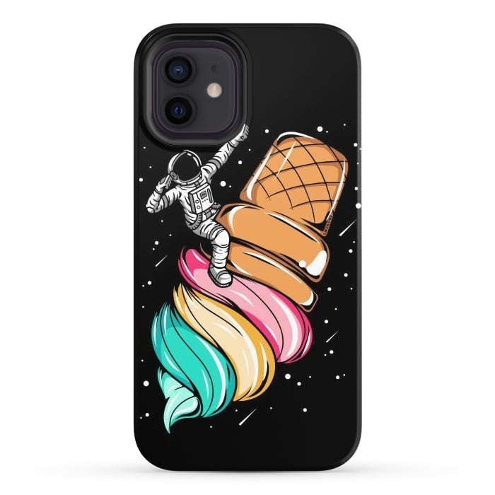 iPhone 12 StrongFit Ice Cream Astronaut by LM2Kone