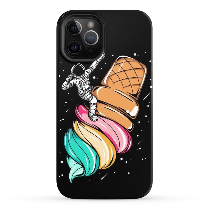 iPhone 12 Pro StrongFit Ice Cream Astronaut by LM2Kone