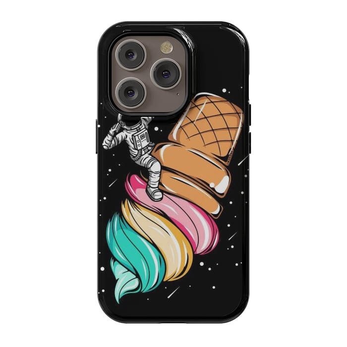 iPhone 14 Pro StrongFit Ice Cream Astronaut by LM2Kone