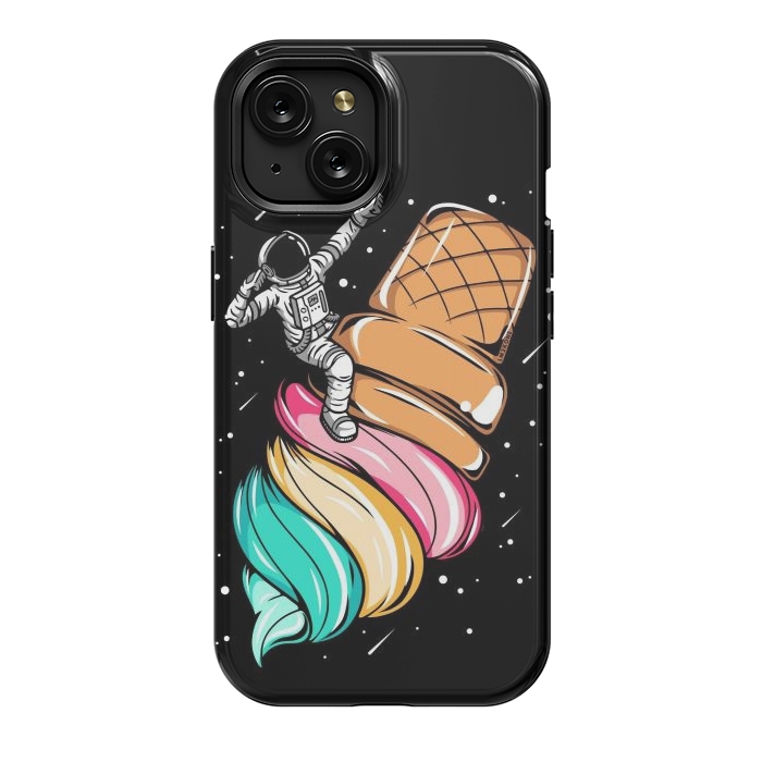 iPhone 15 StrongFit Ice Cream Astronaut by LM2Kone