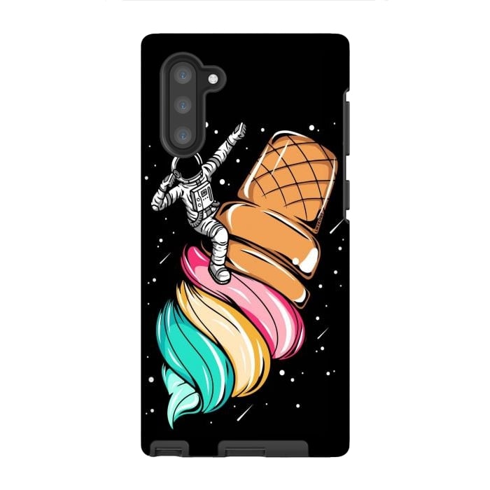 Galaxy Note 10 StrongFit Ice Cream Astronaut by LM2Kone