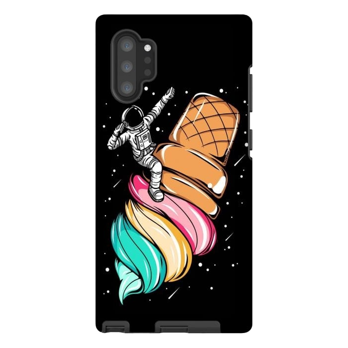 Galaxy Note 10 plus StrongFit Ice Cream Astronaut by LM2Kone