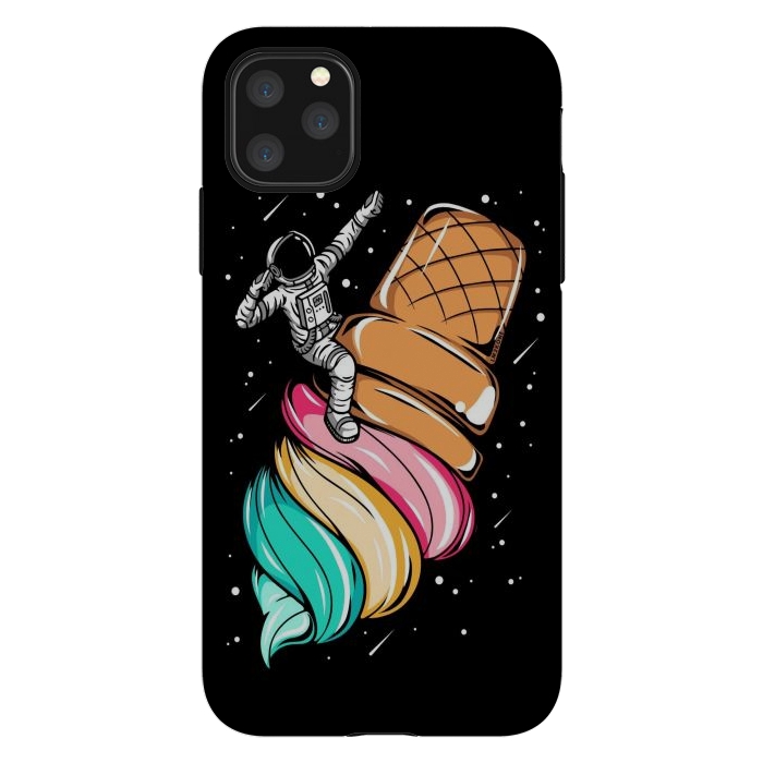 iPhone 11 Pro Max StrongFit Ice Cream Astronaut by LM2Kone