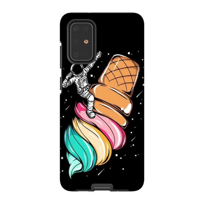Galaxy S20 Plus StrongFit Ice Cream Astronaut by LM2Kone