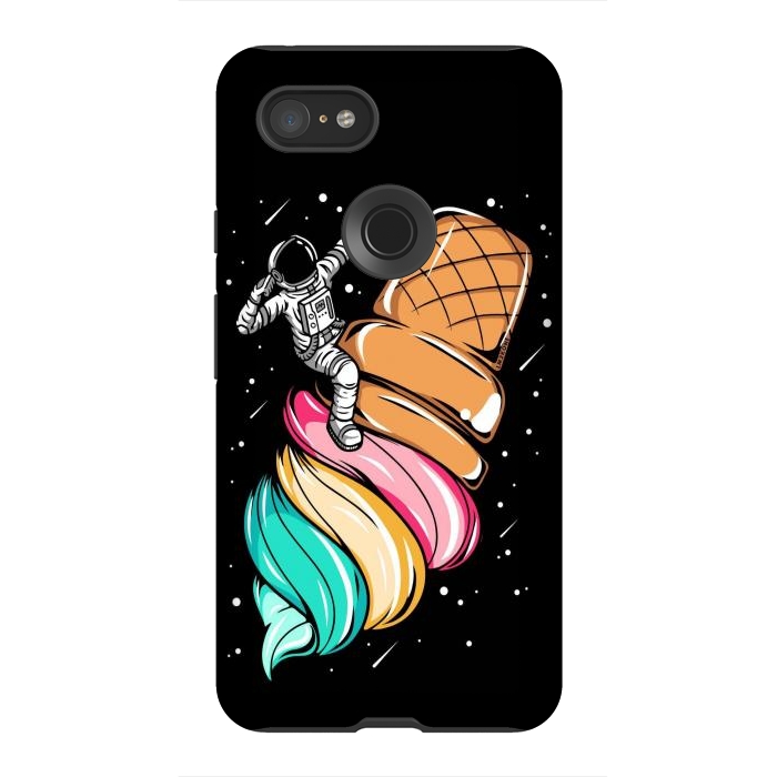 Pixel 3XL StrongFit Ice Cream Astronaut by LM2Kone