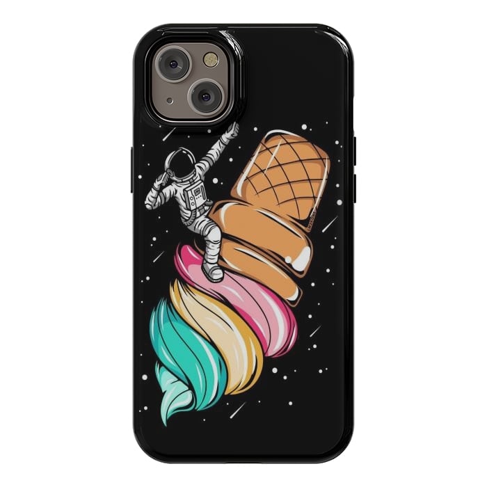 iPhone 14 Plus StrongFit Ice Cream Astronaut by LM2Kone