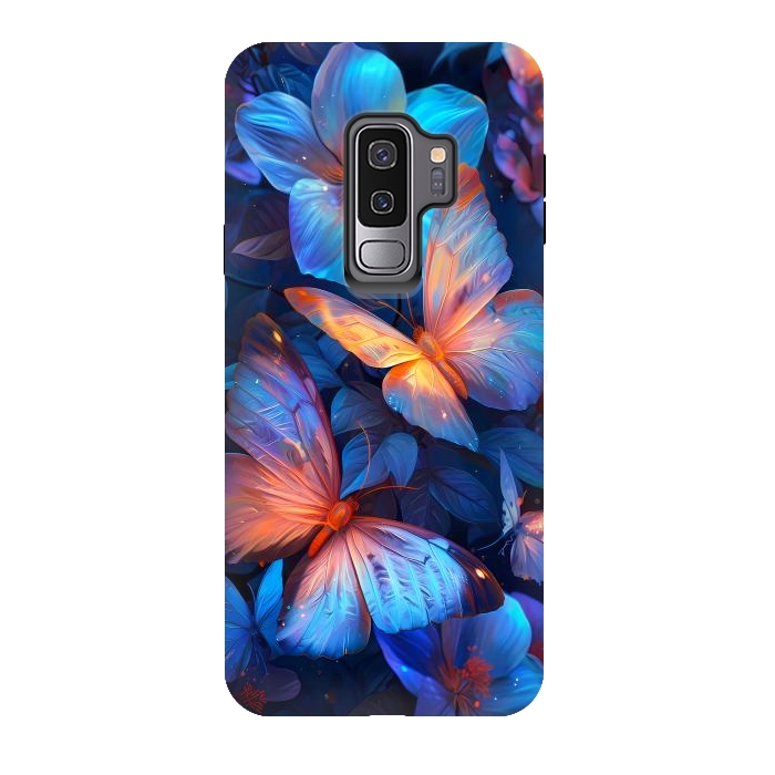 Galaxy S9 plus StrongFit magical night butterflies by haroulita