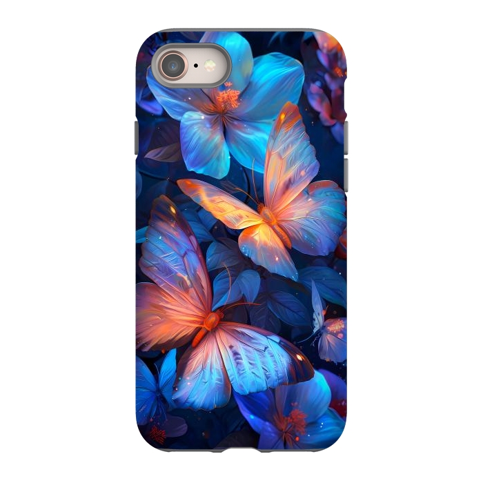 iPhone 8 StrongFit magical night butterflies by haroulita
