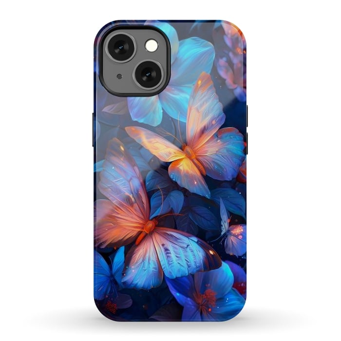 iPhone 13 StrongFit magical night butterflies by haroulita