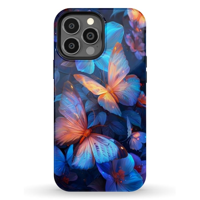 iPhone 13 Pro Max StrongFit magical night butterflies by haroulita