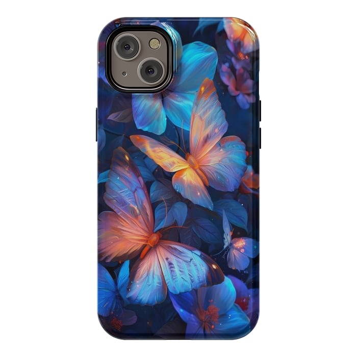 iPhone 14 Plus StrongFit magical night butterflies by haroulita