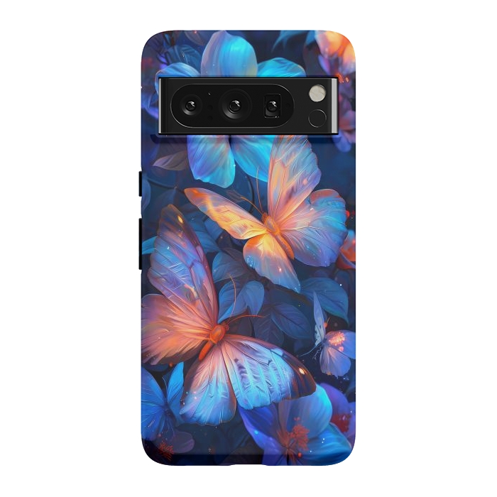 Pixel 8 Pro StrongFit magical night butterflies by haroulita