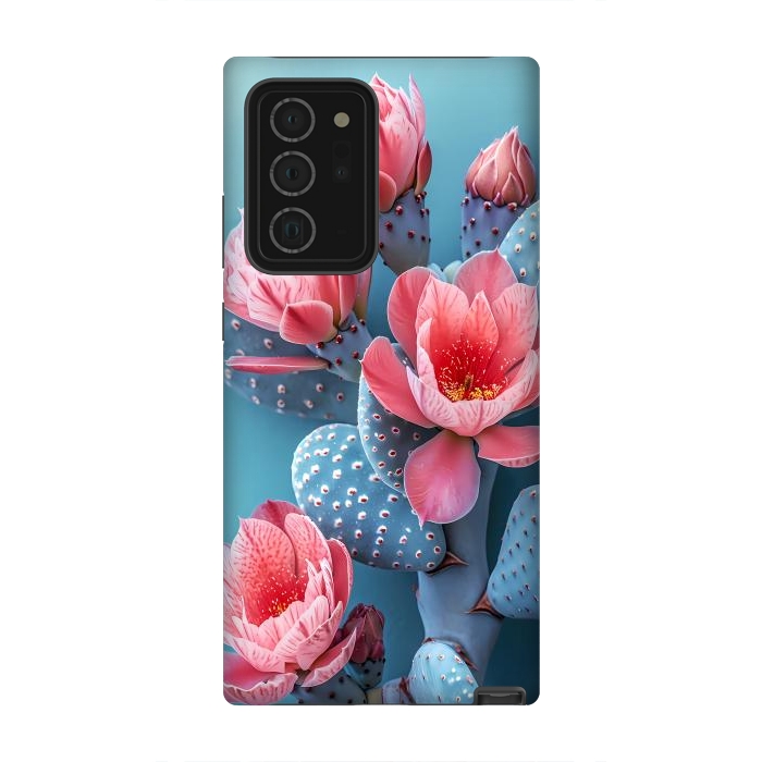 Galaxy Note 20 Ultra StrongFit Pastel cactus flowers by haroulita