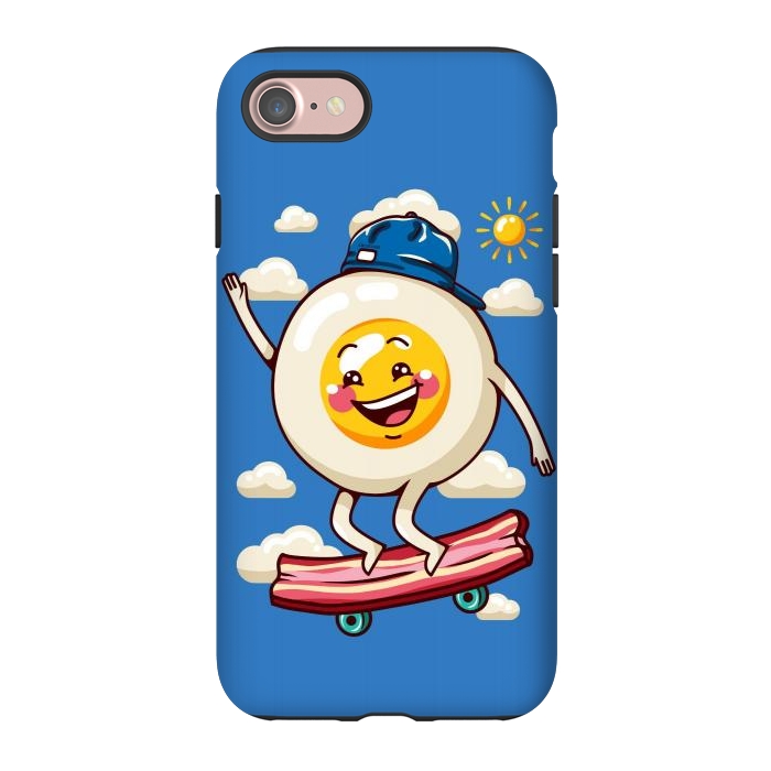 iPhone 7 StrongFit Funny Fried Egg by LM2Kone
