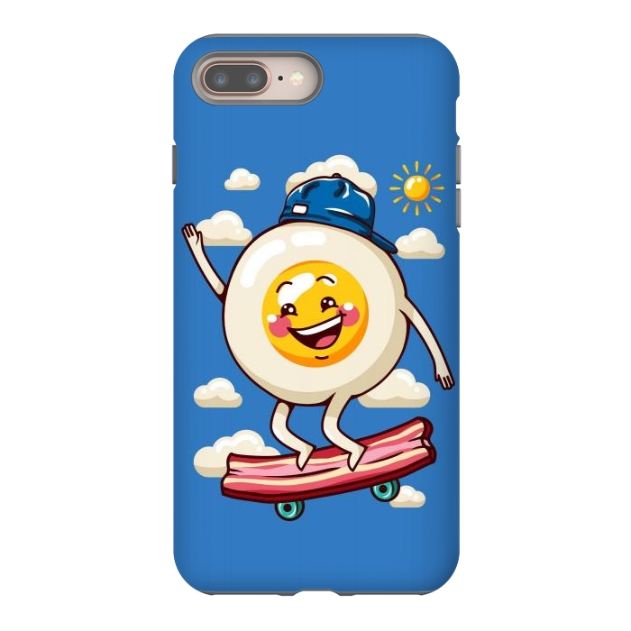 iPhone 7 plus StrongFit Funny Fried Egg by LM2Kone