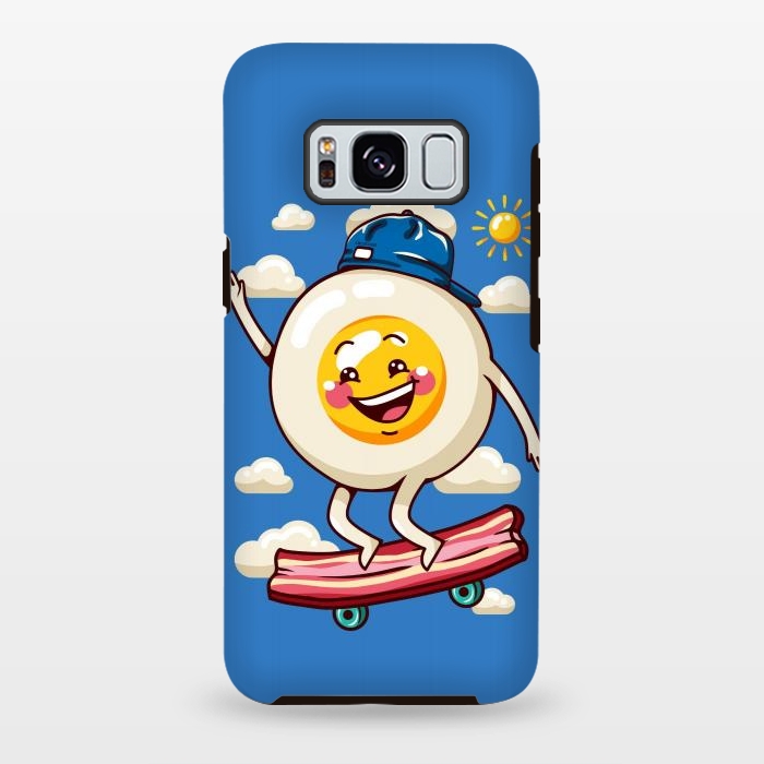 Galaxy S8 plus StrongFit Funny Fried Egg by LM2Kone