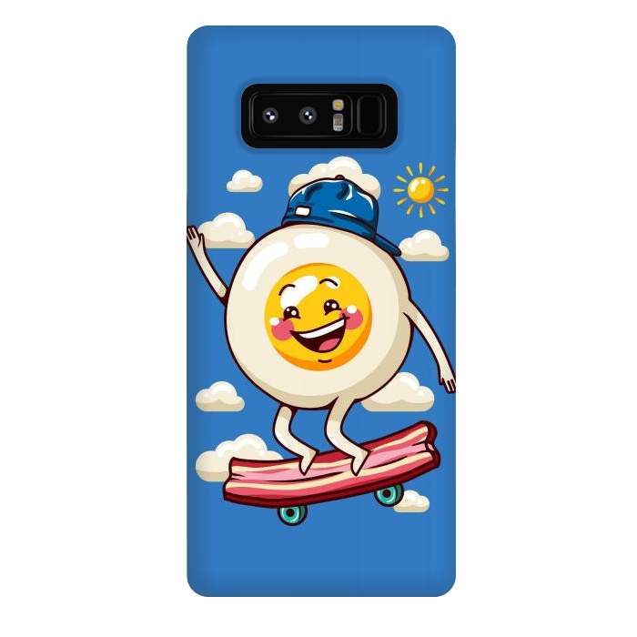 Galaxy Note 8 StrongFit Funny Fried Egg by LM2Kone