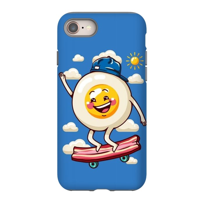 iPhone 8 StrongFit Funny Fried Egg by LM2Kone