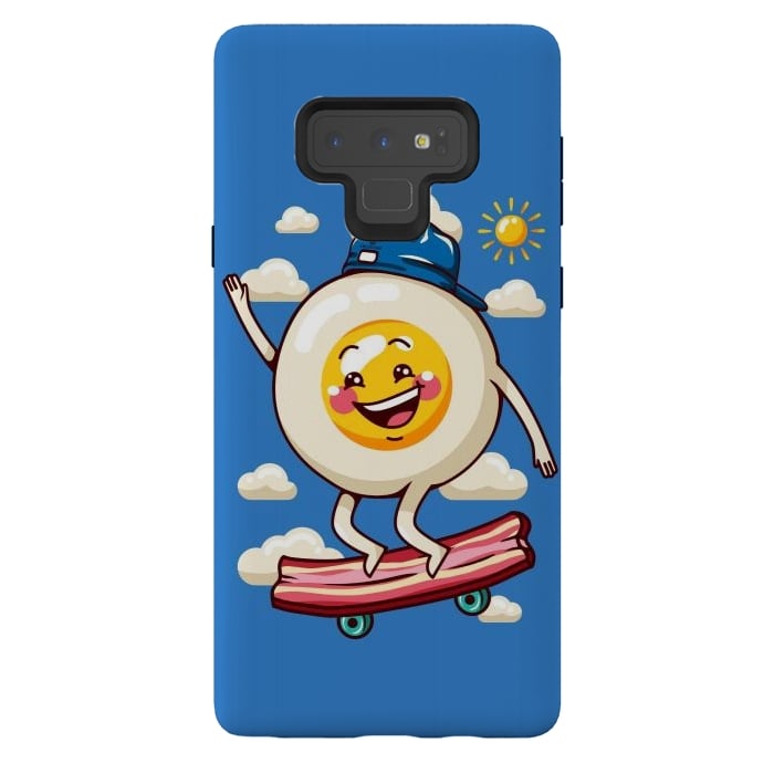 Galaxy Note 9 StrongFit Funny Fried Egg by LM2Kone