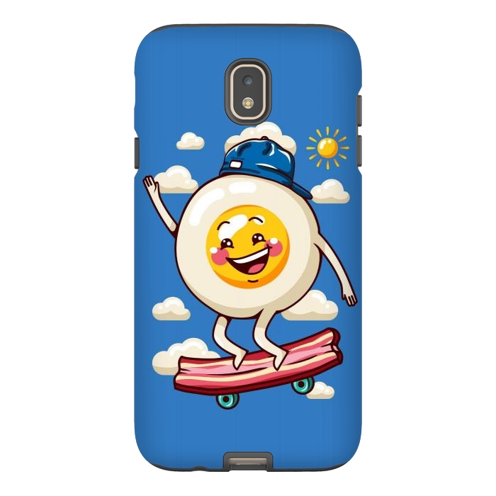 Galaxy J7 StrongFit Funny Fried Egg by LM2Kone