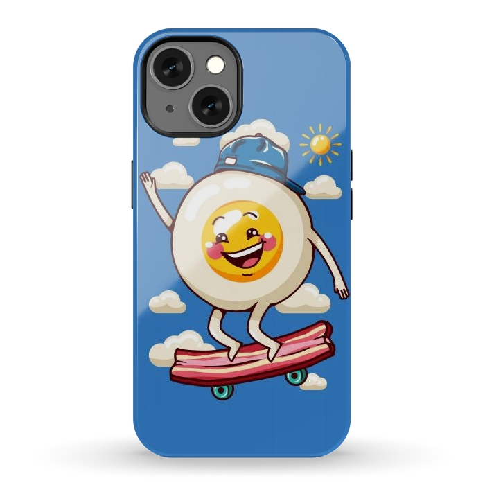 iPhone 13 StrongFit Funny Fried Egg by LM2Kone