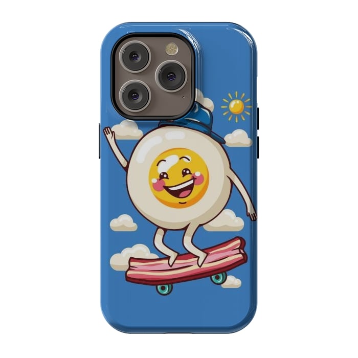 iPhone 14 Pro StrongFit Funny Fried Egg by LM2Kone