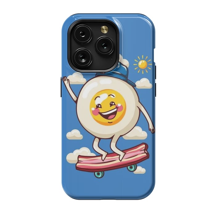 iPhone 15 Pro StrongFit Funny Fried Egg by LM2Kone