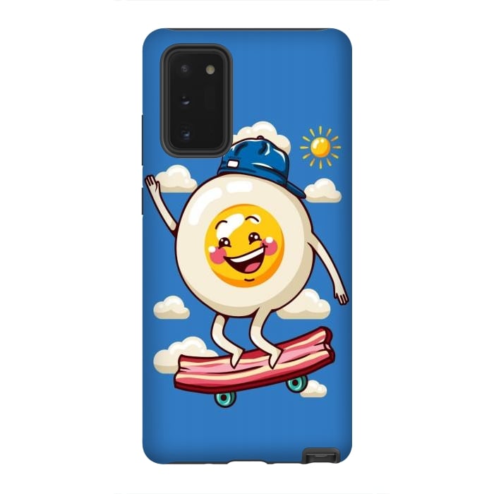 Galaxy Note 20 StrongFit Funny Fried Egg by LM2Kone