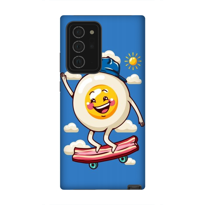 Galaxy Note 20 Ultra StrongFit Funny Fried Egg by LM2Kone