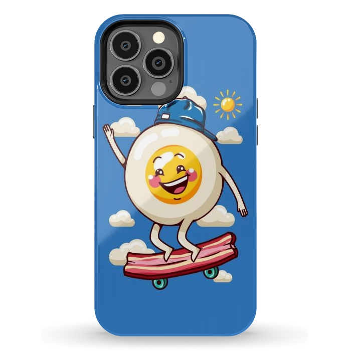 iPhone 13 Pro Max StrongFit Funny Fried Egg by LM2Kone