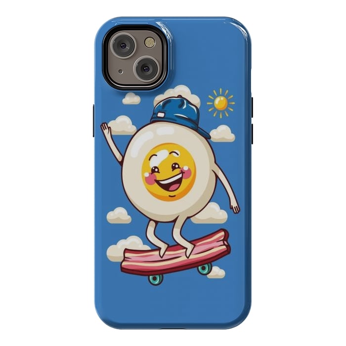 iPhone 14 Plus StrongFit Funny Fried Egg by LM2Kone