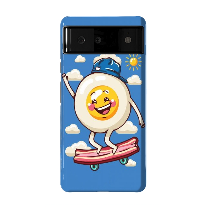 Pixel 6 StrongFit Funny Fried Egg by LM2Kone