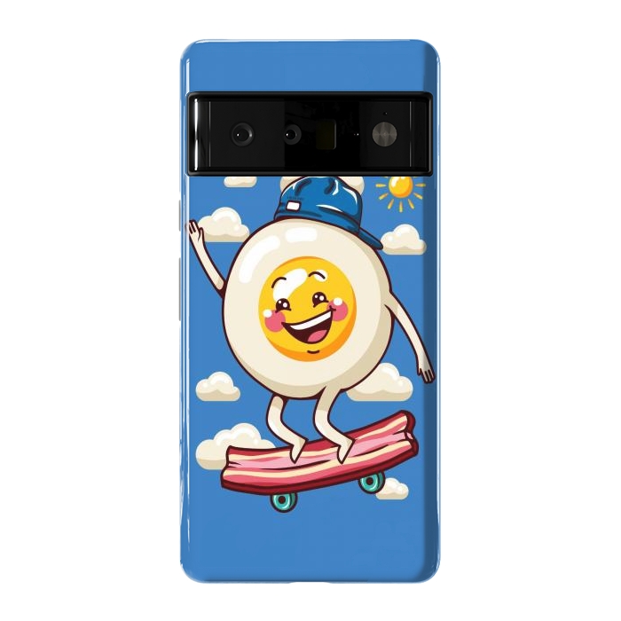 Pixel 6 Pro StrongFit Funny Fried Egg by LM2Kone