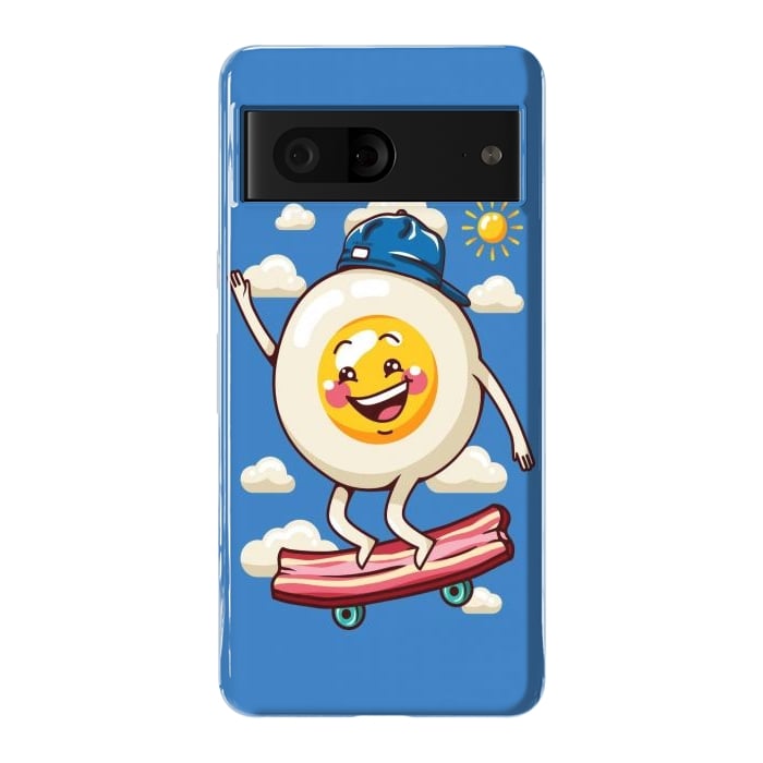 Pixel 7 StrongFit Funny Fried Egg by LM2Kone