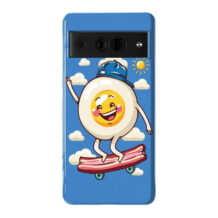 Pixel 7 Pro StrongFit Funny Fried Egg by LM2Kone