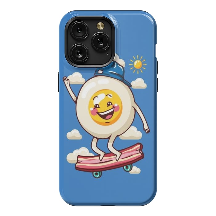 iPhone 15 Pro Max StrongFit Funny Fried Egg by LM2Kone