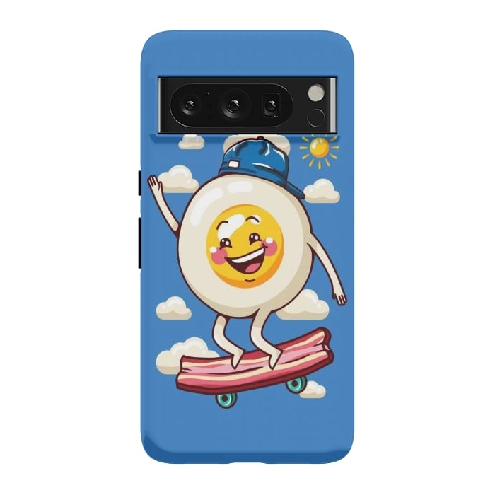 Pixel 8 Pro StrongFit Funny Fried Egg by LM2Kone