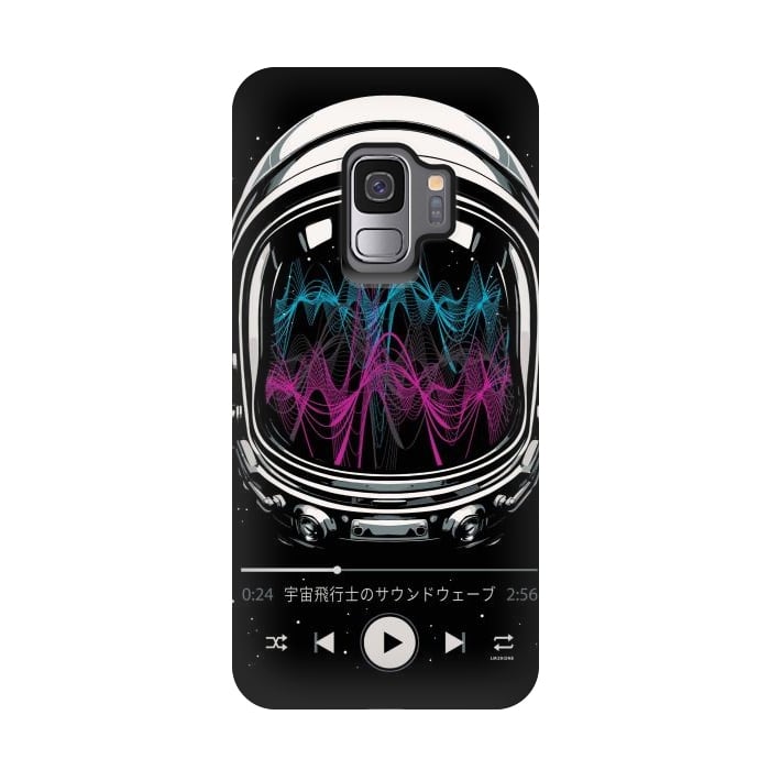 Galaxy S9 StrongFit Soundtrack Neon - Astronaut by LM2Kone