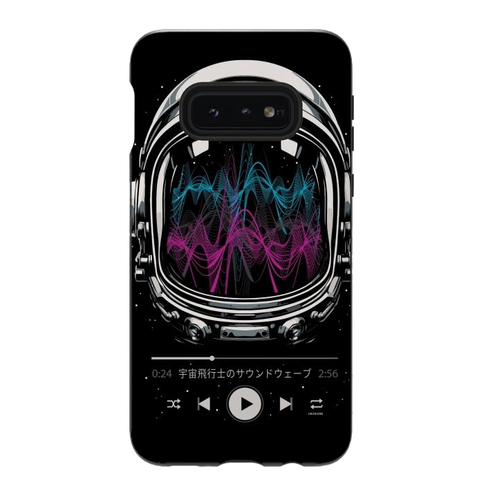 Galaxy S10e StrongFit Soundtrack Neon - Astronaut by LM2Kone