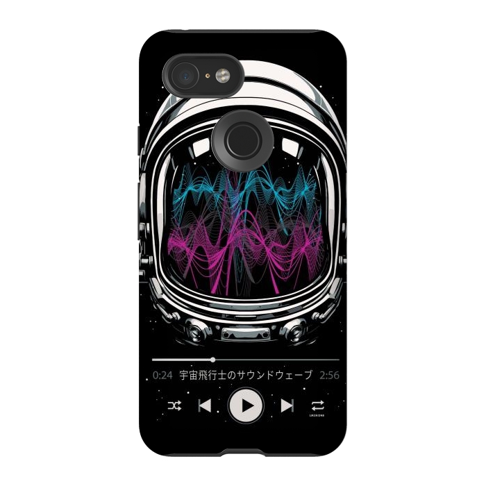Pixel 3 StrongFit Soundtrack Neon - Astronaut by LM2Kone