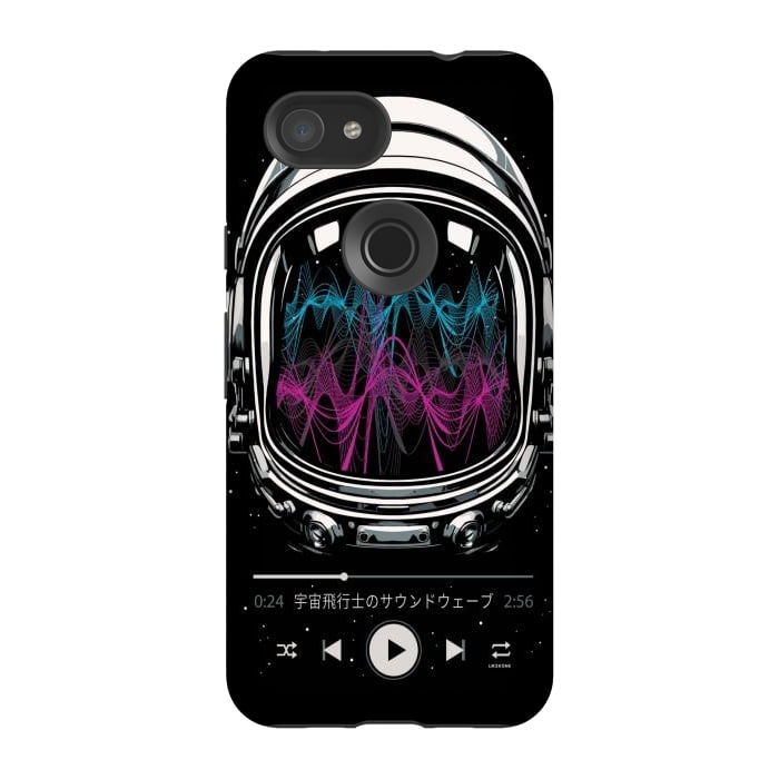 Pixel 3A StrongFit Soundtrack Neon - Astronaut by LM2Kone