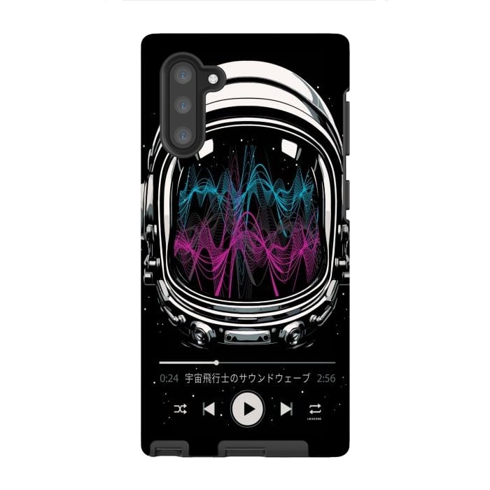 Galaxy Note 10 StrongFit Soundtrack Neon - Astronaut by LM2Kone