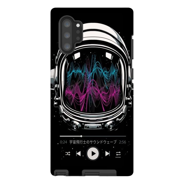 Galaxy Note 10 plus StrongFit Soundtrack Neon - Astronaut by LM2Kone