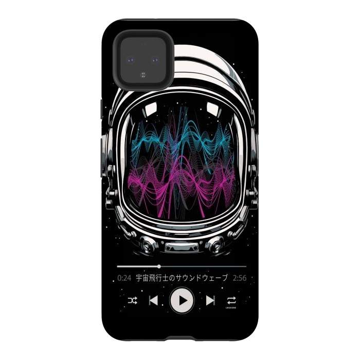 Pixel 4XL StrongFit Soundtrack Neon - Astronaut by LM2Kone