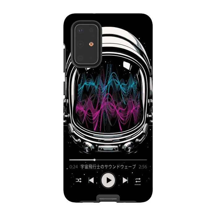 Galaxy S20 Plus StrongFit Soundtrack Neon - Astronaut by LM2Kone